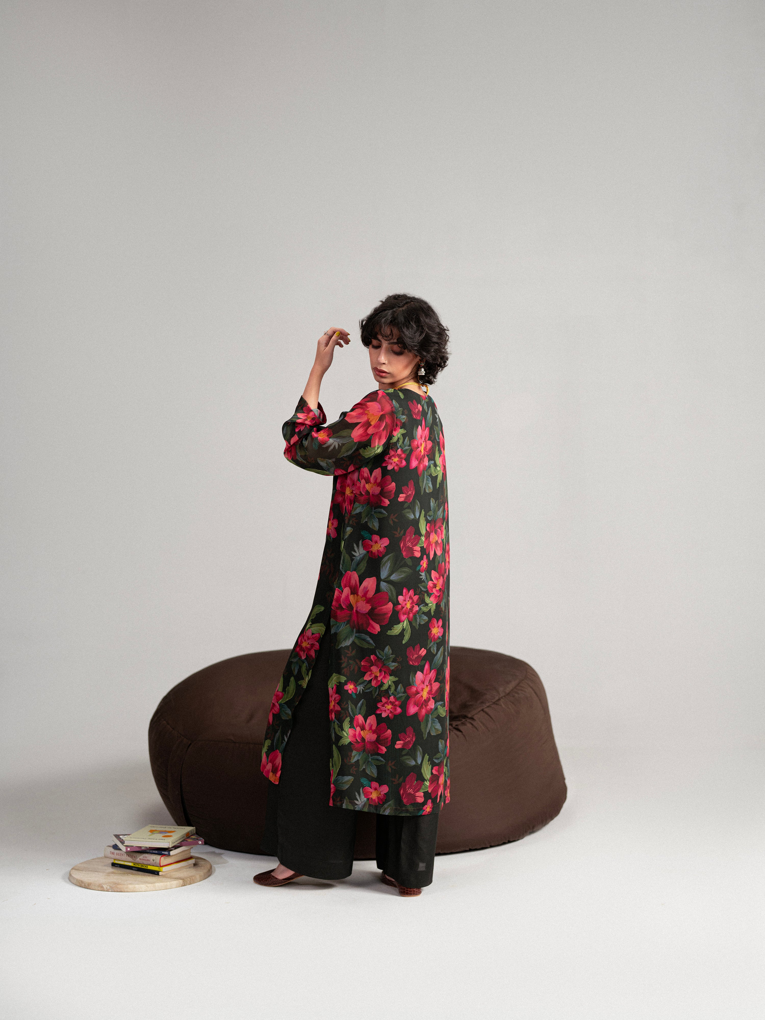 Dark Floral - 3 Pc Set