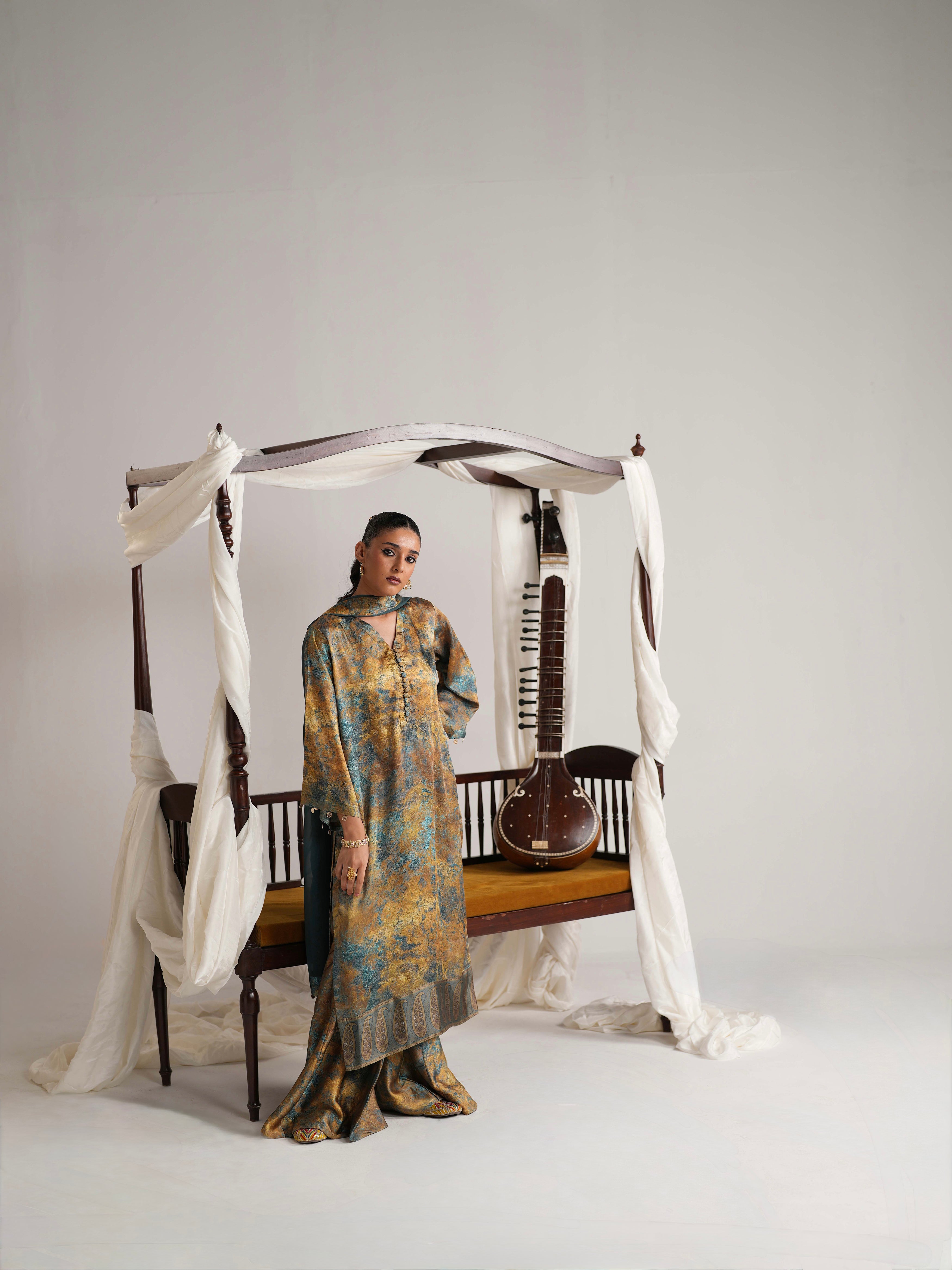 Molten Teal 3 Pcs Set