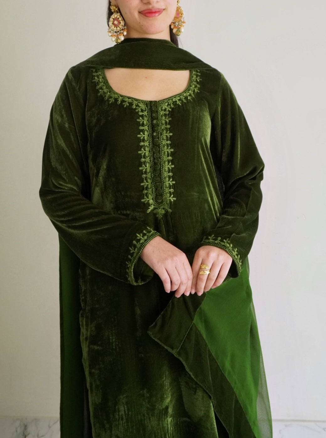 Hara Velvet 3 Pcs Set