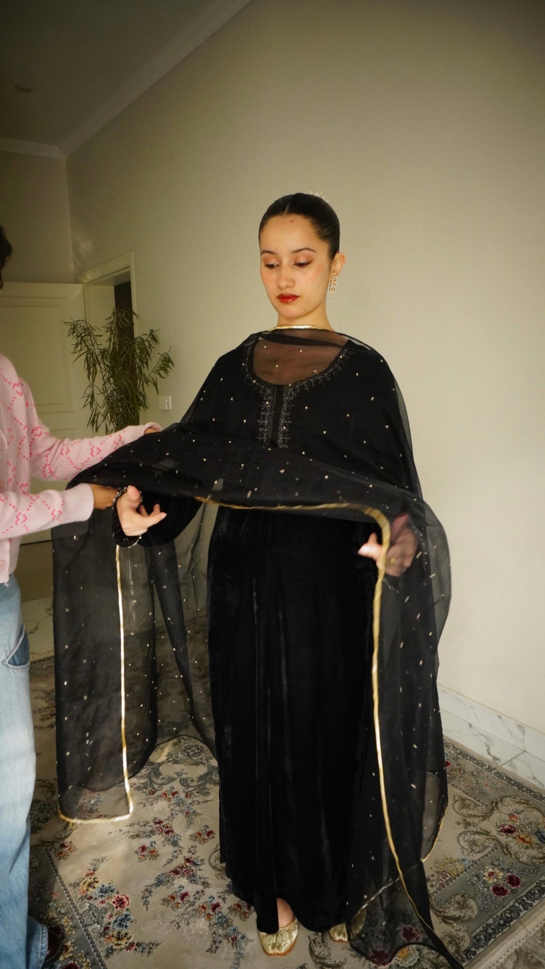 Jannat Velvet 3 Pcs Set