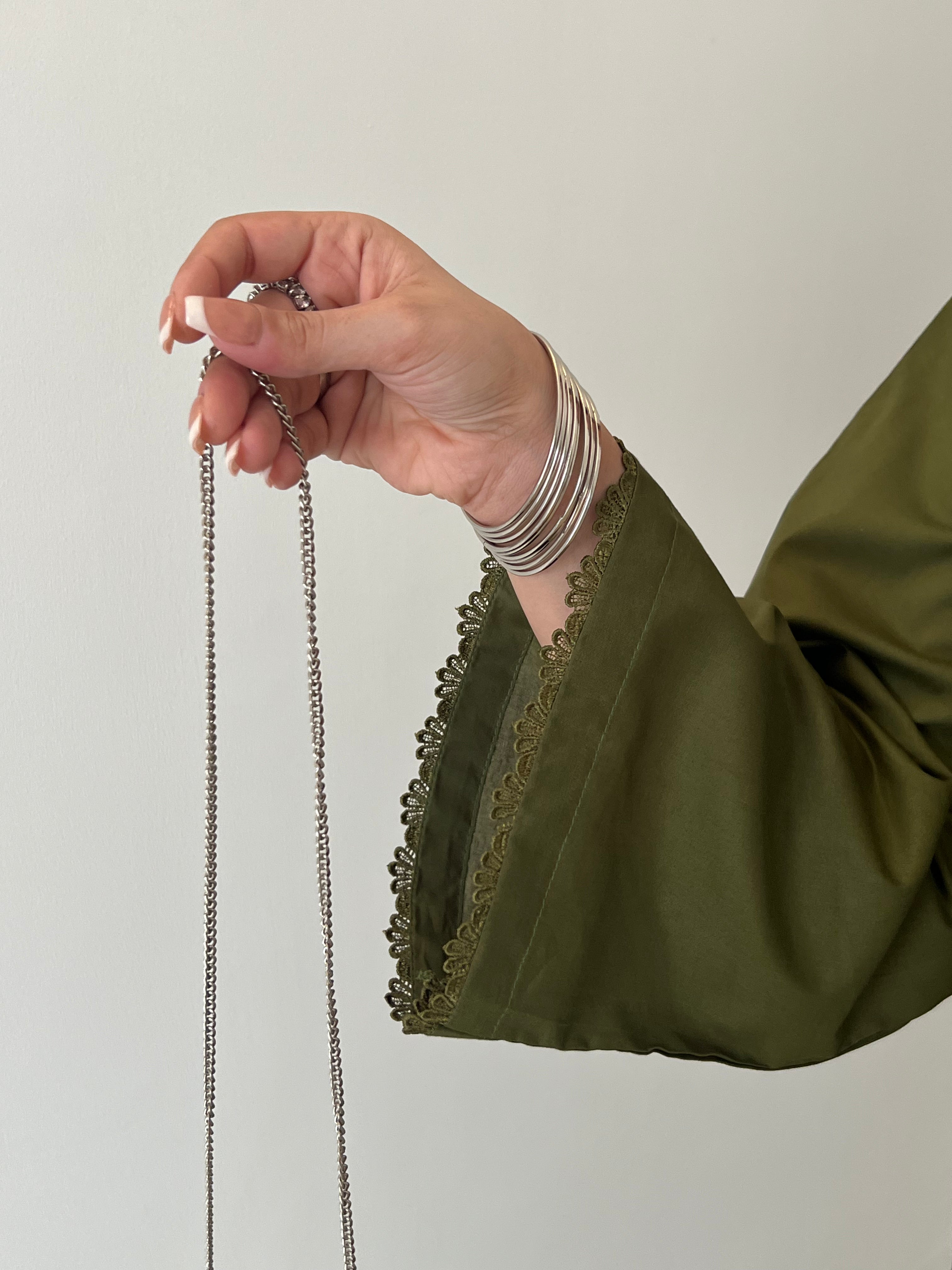 Olive Green Cotton Kurta